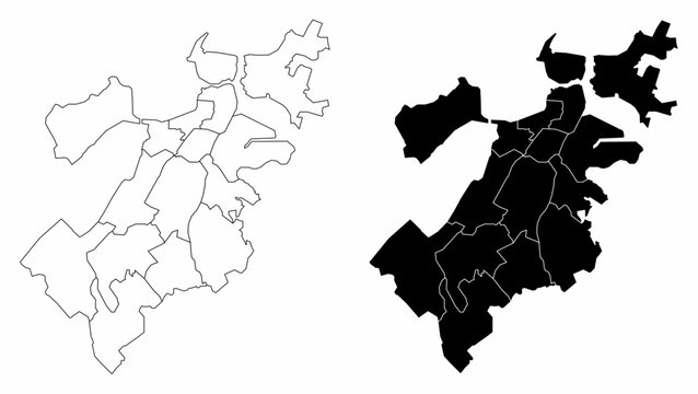 Boston administrative maps