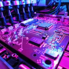 UV Curing Electronic Circuit Board PCB or PCBA for Conformal Coating Cure Method