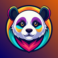 panda, bear, animal, cartoon, illustration, vector,