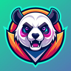 panda, bear, animal, cartoon, illustration, vector,