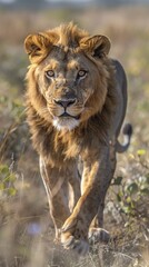 Obraz premium running lion