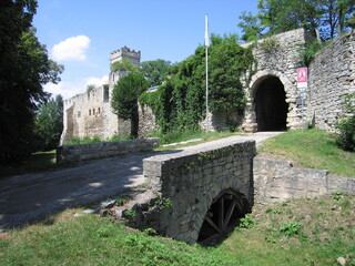 Eckardsburg mittelalterliche Burg bzw Burgruine in Sachsen-Anhalt im Burgenlandkreis