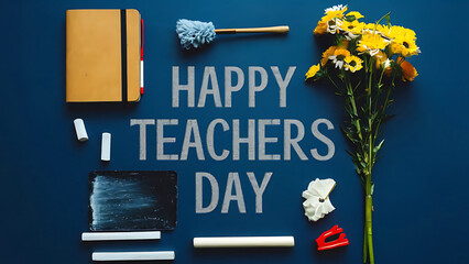 Teachers day poster , social media post , graphic resource