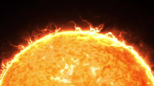 Sizzling 4K Sunside Spin: Ultra-Hot Solar Rotation