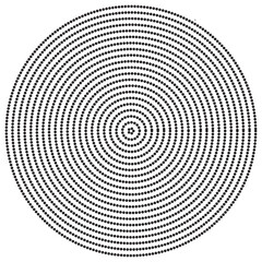 abstract black dot circle background. Halftone dots circle Vector illustration