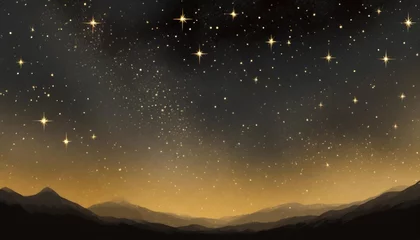 Fototapeten celestial black stars background illustration space astronomy sky shining cosmic dark celestial black stars background © Joseph