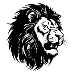 lion head vector