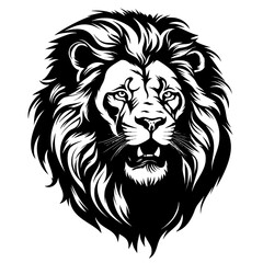 lion head vector