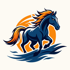 horse, animal, vector, stallion, illustration, farm, 
