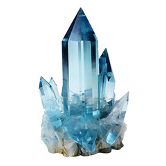 crystal isolated on transparent background