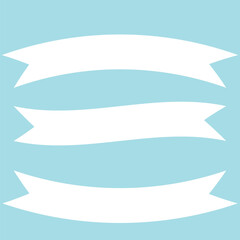 black ribbon icon Vector Illustration. Ribbon black silhouette icon vector