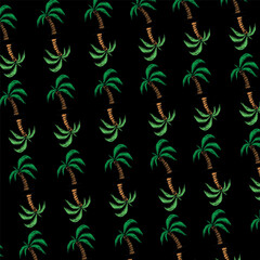 pattern palm vector art illustration