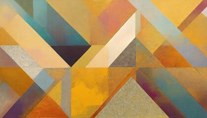 multicolored abstract canvas background with geometric shapes in bright colors forming a mosaic