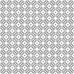 Black and white seamless abstract pattern. Background and backdrop. Grayscale ornamental design.
