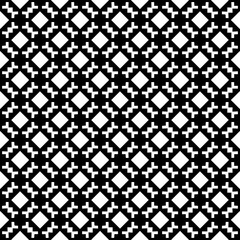Black and white seamless abstract pattern. Background and backdrop. Grayscale ornamental design.