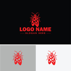 Lanternfly logo icon vector for business brand app icon Lanternfly Insect bee logo template