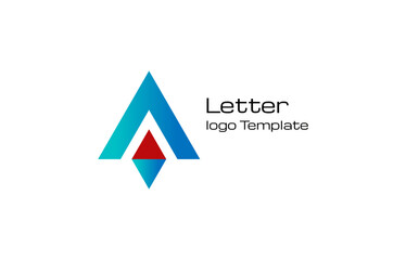 Letter A Company logo. Initial based Alphabet icon logo