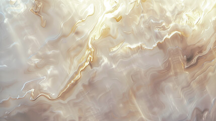 Glass, marble background, texture, water in shades of milky gold with light reflection. Szklane, marmurowe tło, tekstura, woda w odcieniach mleczno złotych z odbiciem światła