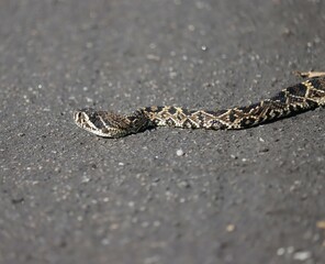 Diamondback Rattlesnake Everglades National Park Shark Valley 