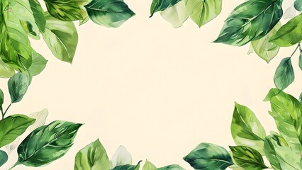 Fototapeta premium Leaf background
