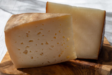 Spanish hard manchego, cow, sheep and goat cheese