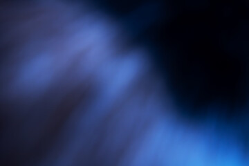 Abstract blurred photo of blue with black