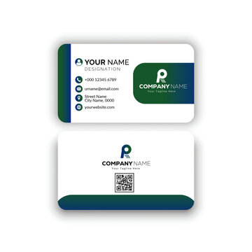 Corporate creative and modern Stylish Professional Business card template (Double sided) 
