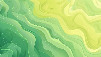 Obraz premium Abstract background with green flow