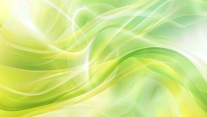 Obraz premium Abstract background with green flow