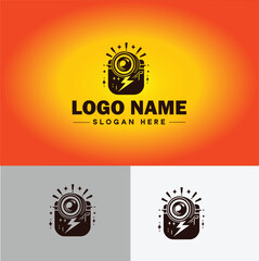 Magnifying Glass Search Zoom Find logo icon vector for business brand app icon people finder infinity searching logo template