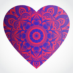 decorative heart color symbol