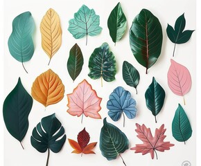 Collection of leaves - 769977793