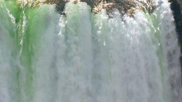 View of Victoria Falls between Zambia and Zimbabwe.