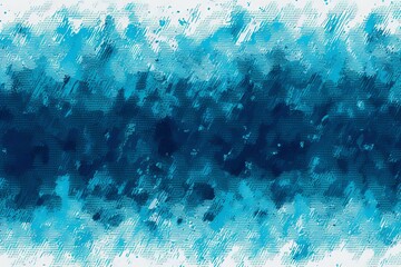 Blue gritty grunge vector brush stroke color halftone pattern - obrazy, fototapety, plakaty