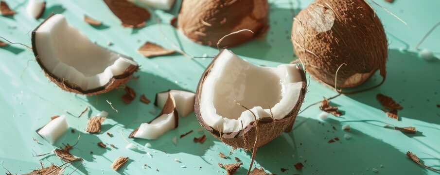 coconut background.