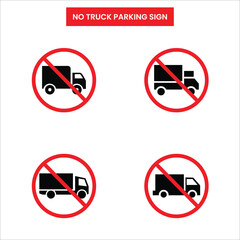 No Car Parking Sign Template Illustration