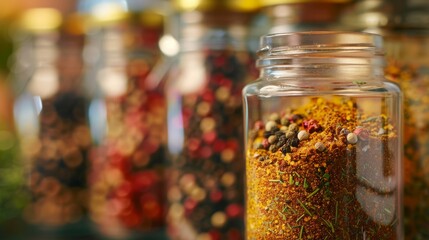 jar of spices.