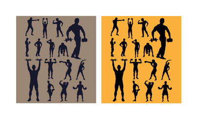 silhouette active man, silhouette, people, vector, business, woman, illustration, group, men, crowd, body, boy, fashion, family, sport, icon, model, dance, 