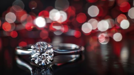 sparkling ring, diamond ring Luxury Jewelry black background