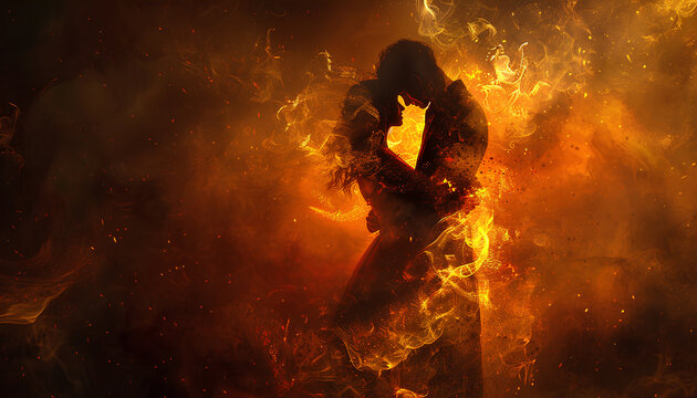 burning pain of an epic love
