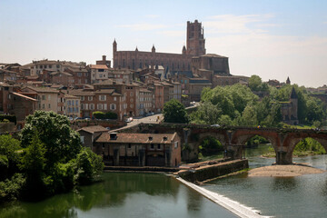 Obraz premium Views from the city of Albi, France