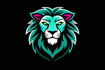 a hippy lion head print ready vector t-shirt design
