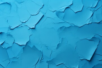 Blue torn plain paper pattern background