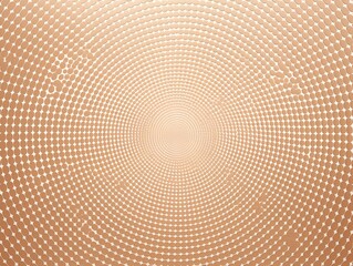 Brown thin barely noticeable circle background pattern isolated on white background