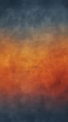 Fototapeten Charcoal Marigold Sapphire gradient background barely noticeable thin grainy noise texture, minimalistic design pattern backdrop © GalleryGlider