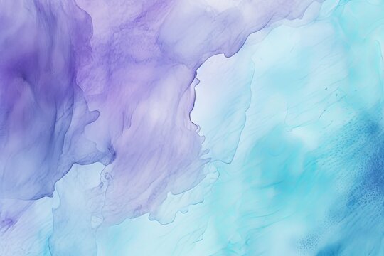 Cinnamon Cyan Lavender abstract watercolor paint background barely noticeable with liquid fluid texture for background, banner with copy space and blank text area