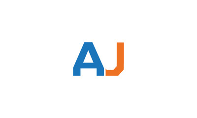 Obraz premium Intial Modern AJ Latter Logo Template vector