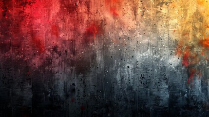 A color gradient background with orange and black color gradients and grainy texture effect for banner header posters and web banners - obrazy, fototapety, plakaty
