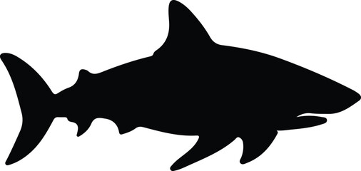 bull shark silhouette