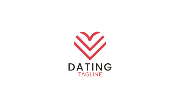 Hearts Couple Hug Logo design vector. Love Dating Marriage Wedding Valentines Day icon.